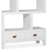 Mindifából készült, modern-vidéki stílusú, kézműves könyvespolc