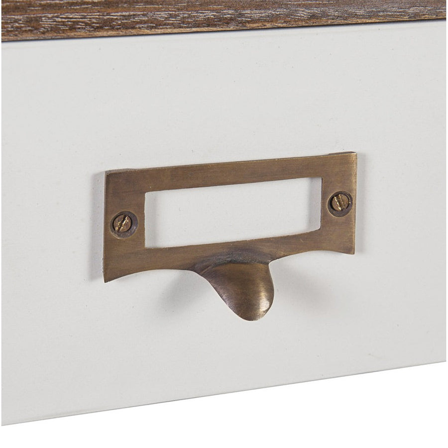 Állítható magasságú, tömör mindifából készült, kézműves íróasztal