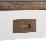 Állítható magasságú, tömör mindifából készült, kézműves íróasztal