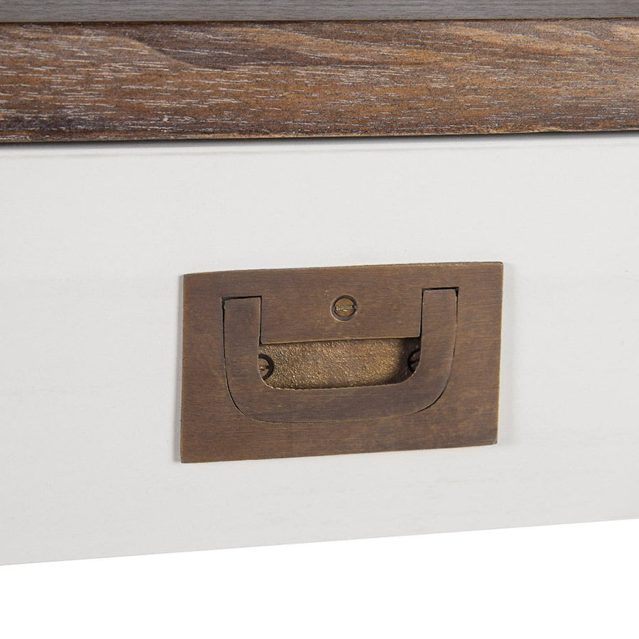 Állítható magasságú, tömör mindifából készült, kézműves íróasztal