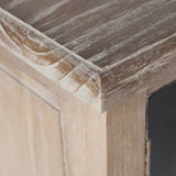 Mindifa felület részlete – finoman meszelt textúra, Siena TV-állvány