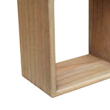 Scandi Cube Shelf részletfotó – természetes faerezet és felületkezelés