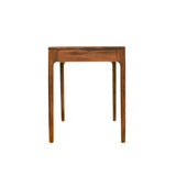 Mahagóni íróasztal oldalnézet – lekerekített dizájn