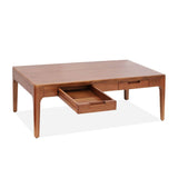 Oporto dohányzóasztal – kihúzott fiók, rejtett fogantyús kialakítás