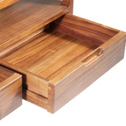 Oporto TV-állvány fiók részlet – mart fogantyú és faerezet közelről