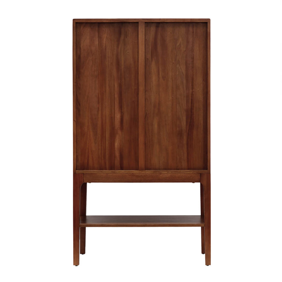 Oporto bárszekrény – hátulsó nézet, megerősített hátfal