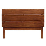 Ágyvég Oporto – frontális nézet, hullámos felső él és vízszintes lamellák