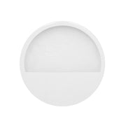 WALLY fényes fehér fiberstone fali kaspó Ø 30/40/50 cm