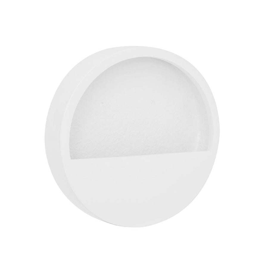 WALLY fényes fehér fiberstone fali kaspó Ø 30/40/50 cm