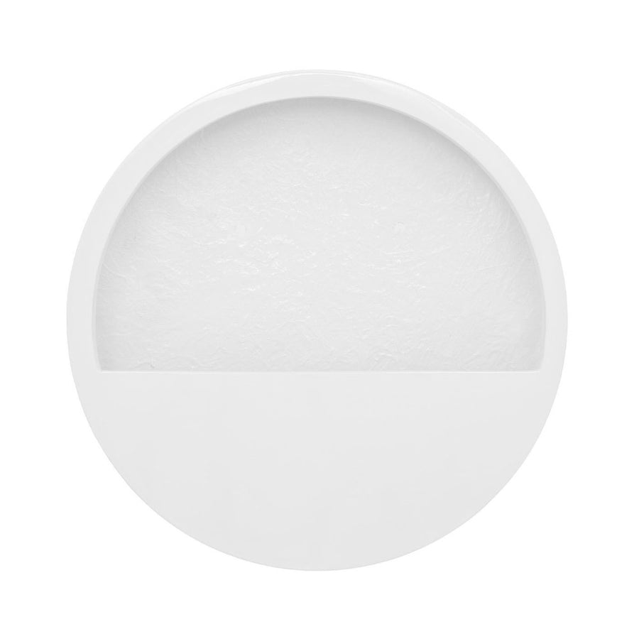 WALLY fényes fehér fiberstone fali kaspó Ø 30/40/50 cm