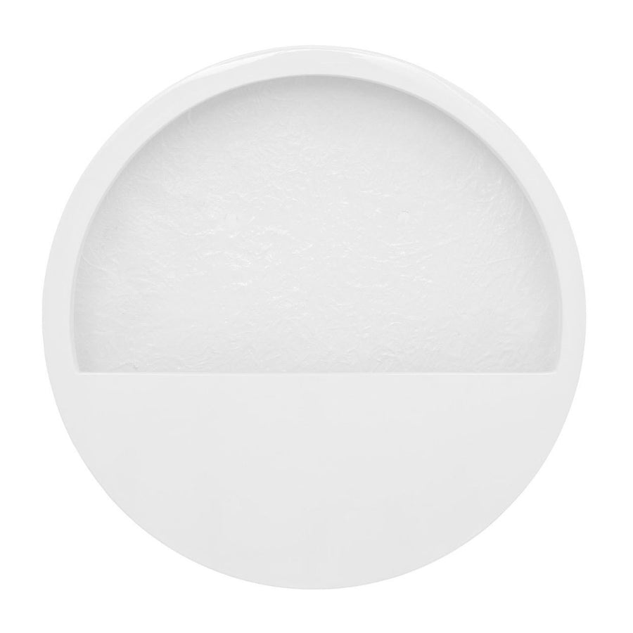 WALLY fényes fehér fiberstone fali kaspó Ø 30/40/50 cm