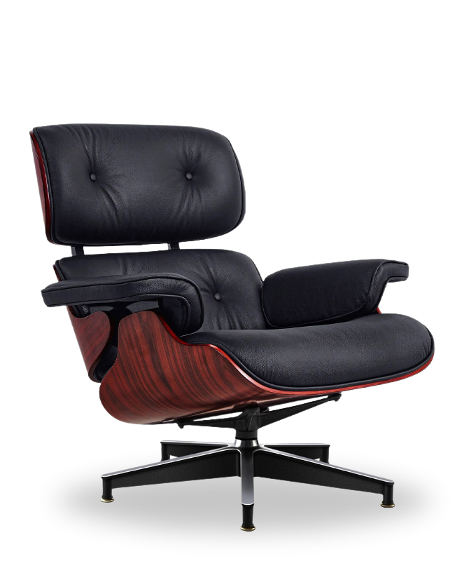 Charles Eames 1956 Lounge Chair replika sötét rózsafa