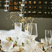 Meleg fehér fényű, 80 LED-es fényfüzér-csokor a "Harmatcsepp" kollekcióból