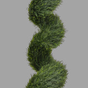Élethű megjelenésű, UV-álló kialakítású, 300 cm magas, zöld színű cédrusfenyő műnövény