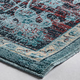 Suyay szőnyeg sarokrészlet – poliészter szálak és antikolt hatású minta