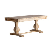 Koloniál stílusú, bővíthető, újrahasznosított szilfából készült étkezőasztal