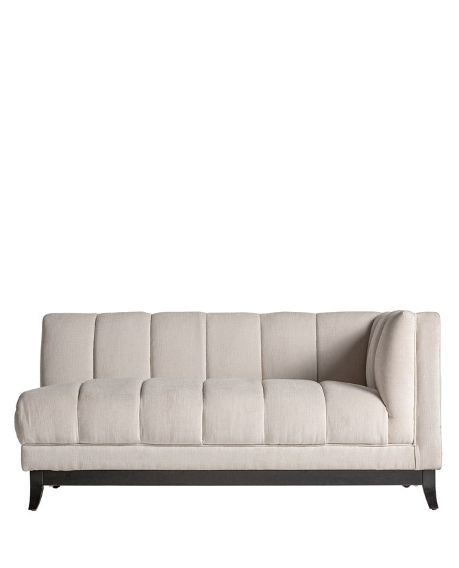 Kortárs stílus, törtfehér színű moduláris kanapé