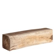 Törzsi stílusú, rusztikus megjelenésű, tömör suarfatörzsből készült dohányzóasztal