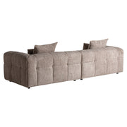 Barlin kanapé hátoldali nézet – egységes kárpit és tagolt forma