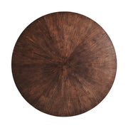 Art deco stílusú, aranyszínű, fémszerkezetes étkezőasztal fenyőfa fedlappal.