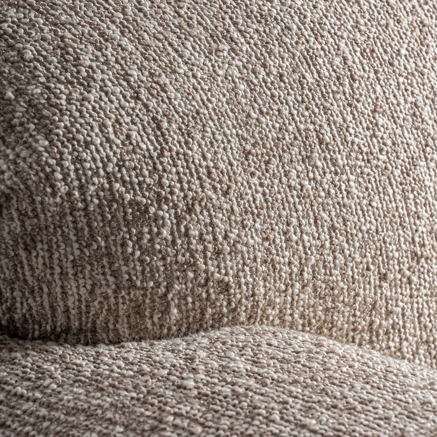 Ülőfelület közeli nézet – strukturált poliészter szövet és párnázás