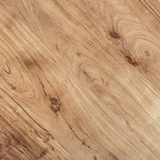 Akáciafa asztallap részletfotó – natúr szín, természetes faerezet és csomók