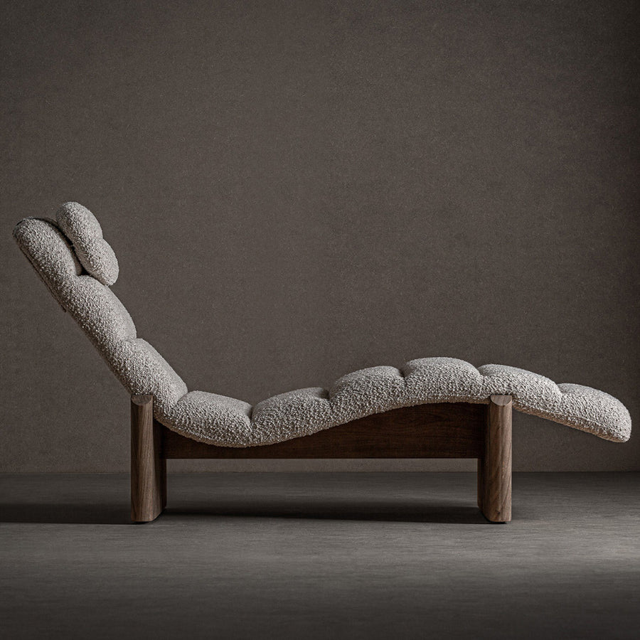 Jacquard relax fotel enteriőrben – modern, természetes hangulatú lounge környezet