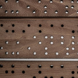 Natúr nyírfa erezet közelről – Jacquard szék természetes felület