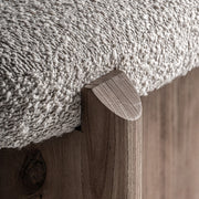 Buklé hatású bézs kárpit textúrája közelről – Jacquard pad