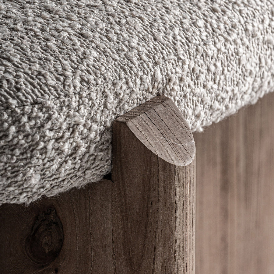 Buklé hatású bézs kárpit textúrája közelről – Jacquard pad