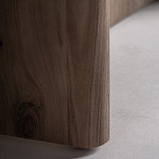 Natúr nyírfa láb és panel találkozása – Jacquard pad részlet