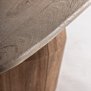 Ovális mangófa asztallap lekerekített éllel – Jacquard kollekció