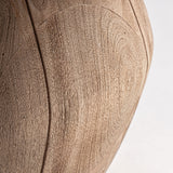 Faragott mangófa talapzat közelről – Jacquard dohányzóasztal textúrarészlet