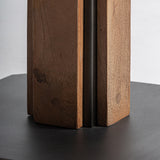 Tölgyfa felület textúrája – natúr barnás árnyalat, modern bárasztal