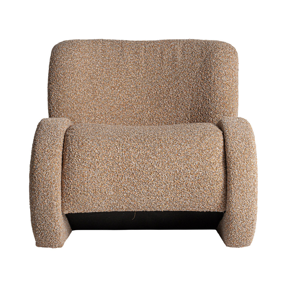 Ibsen fotel frontális nézet – teljesen kárpitozott kialakítás