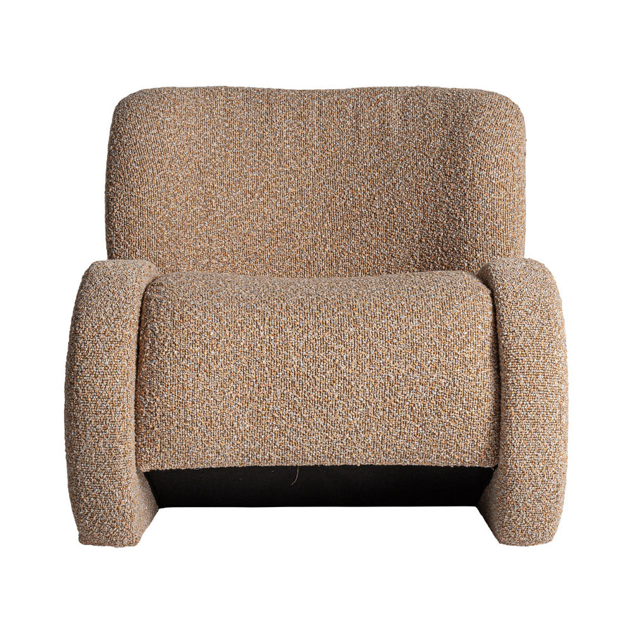 Ibsen fotel frontális nézet – teljesen kárpitozott kialakítás