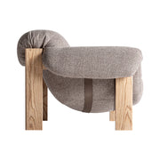 Hesse fotel oldalnézet – ölelő karfa és lekerekített háttámla