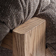 Kaucsukfa láb részlet – natúr felület, látható faerezet