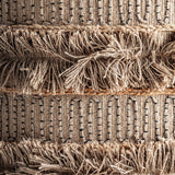 Törzsi mintás pamut–juta szövés – textúrarészlet, boho hangulat