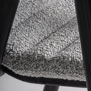 Jacquard szék háttámla buklé részletfotó