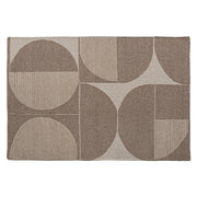 Nohara bézs szőnyeg 300 × 200 cm – körmintás grafikus design, teljes felülnézet