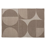 Nohara bézs szőnyeg 300 × 200 cm – körmintás grafikus design, teljes felülnézet