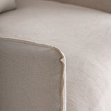 Vászon kárpit részletfotó – finom textúra és látható varrás