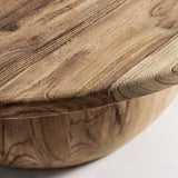 Teakfa asztallap részlet – természetes erezet és natúr felület