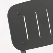 Yvonne fém kerti szék matt felület részlet