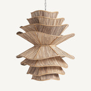 Kaptárszerű kézműves design függeszték lámpa.