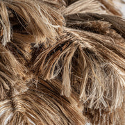 Rattanszálakból készült, kézműves design függeszték lámpa.