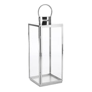 Ezüstszínű rozsdamentes acélból készült, 3 darabos lámpásszett.