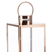 Rézszínű rozsdamentes acélból készült, 3 darabos lámpásszett.