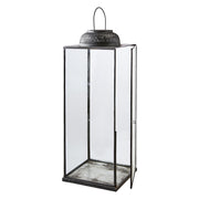 Keleti ihletésű, kortárs stílusú, fekete színű, kézműves fém lámpás.